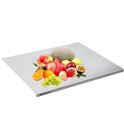 Premium Stainless Steel Chopping & Kneading Board – Easy Clean, Hygienic & Durable (35x31cm)